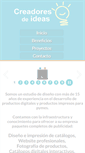 Mobile Screenshot of creadoresdeideas.com